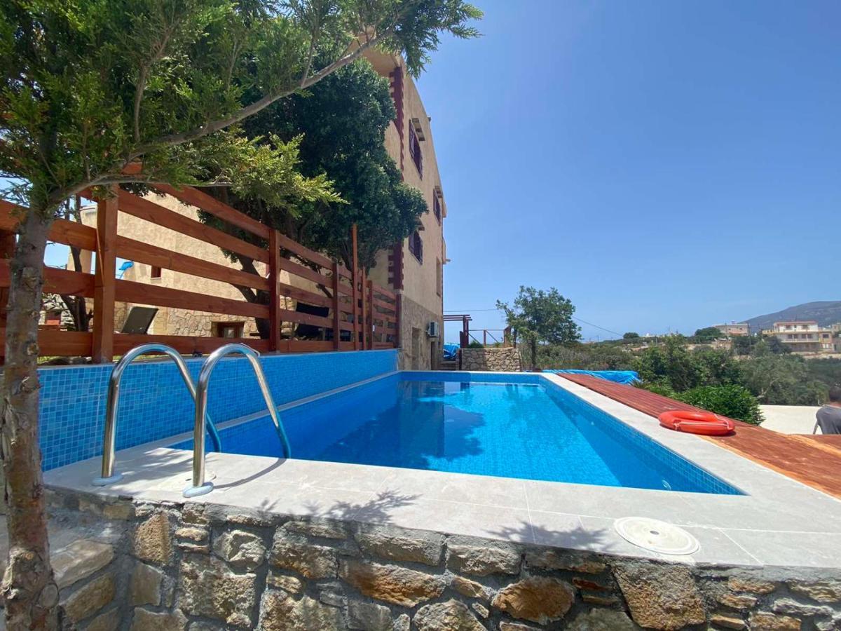 Villa Evenos Of 3 Bedrooms - Irida Country House Of 2 Bedrooms With Private Pools 埃拉福尼西岛 外观 照片